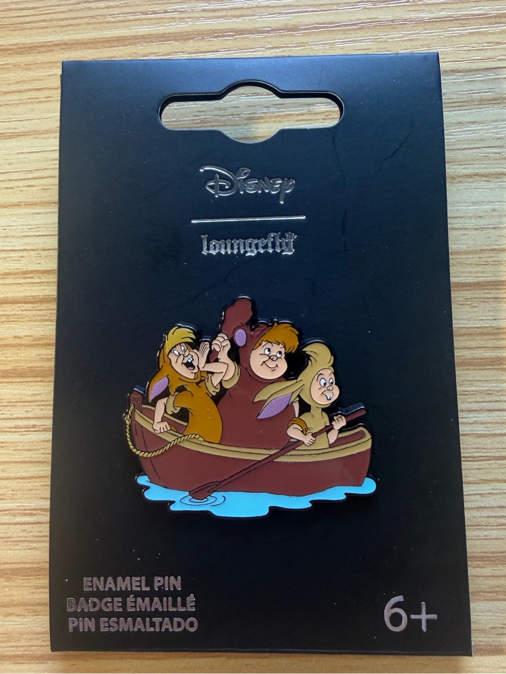 Disney Loungefly Three Lost Boys Rowing a Boat Peter Pan Enamel Pin